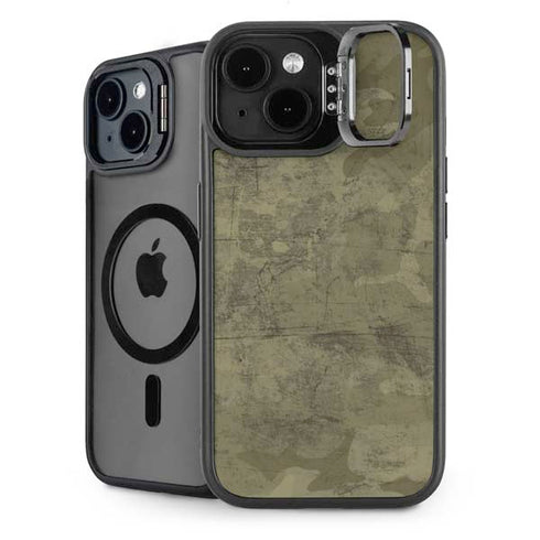 Desert Camo iPhone 15 Kickstand Case